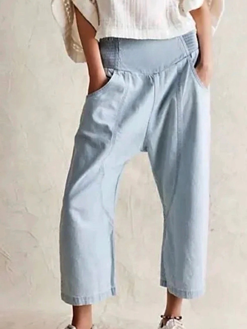 We The Free Jeans | We The Free Boardwalk Lunan Harem Jeans  Large NWT